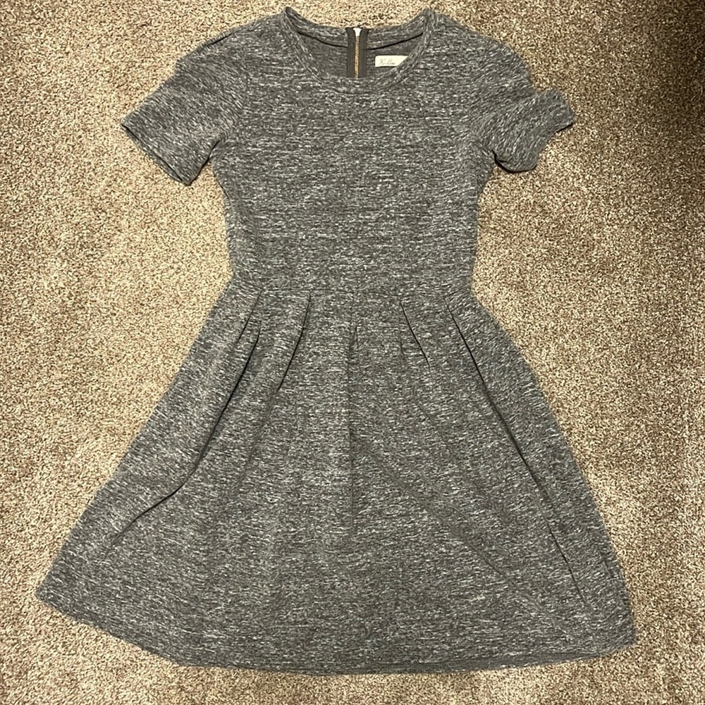 Heather Gray Madewell Skater Dress